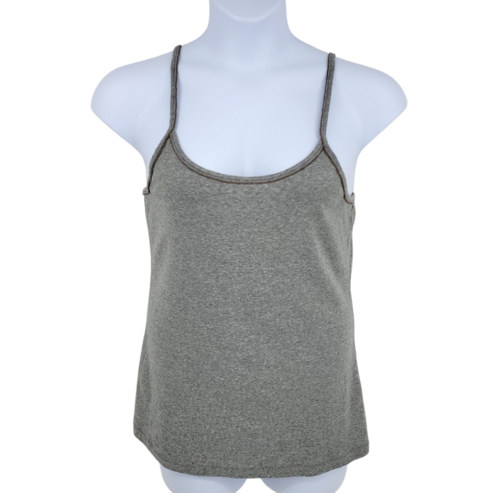 Mossimo Womens Grey Tank with Metallic‎ Thread Detail Size xxl